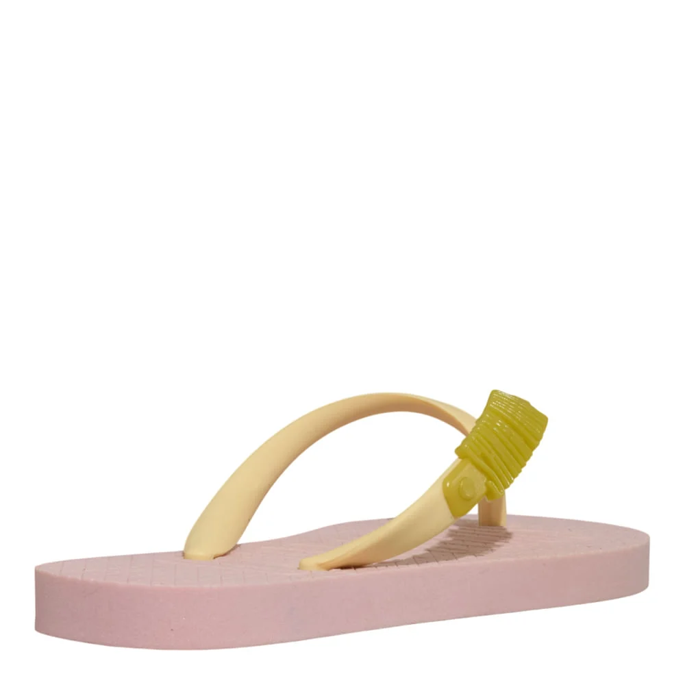 Chinelo Flip Flop Infantil Borracha Rosa - vista 3 de 4