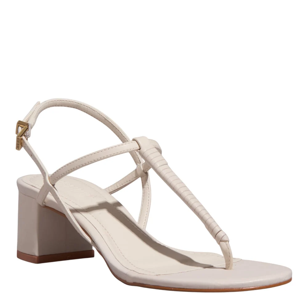 Sandália Salomé Napa Soft Off White - vista 1 de 2
