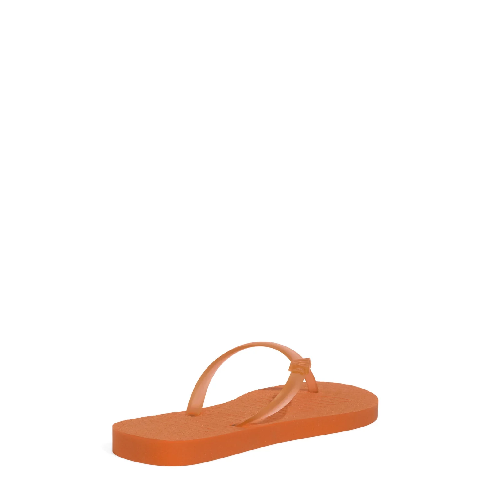 Chinelo Borracha Bico Redondo Laranja Flame - vista 3 de 4