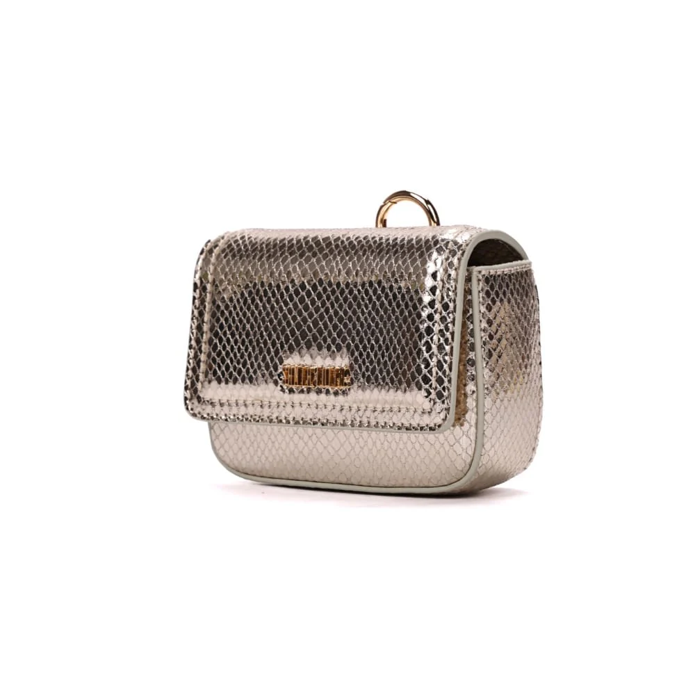 Chaveiro De Bolsa Dourado Metalizado - vista 3 de 7