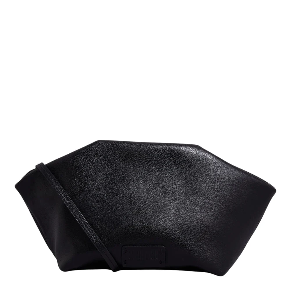 Bolsa M Couro Floater Preto - vista 1 de 3