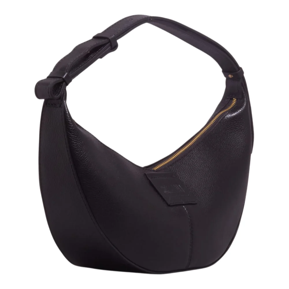 Bolsa M Couro Floater Preto - vista 2 de 3