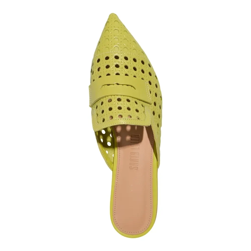 Mule Couro Trisse Avocado - vista 4 de 4