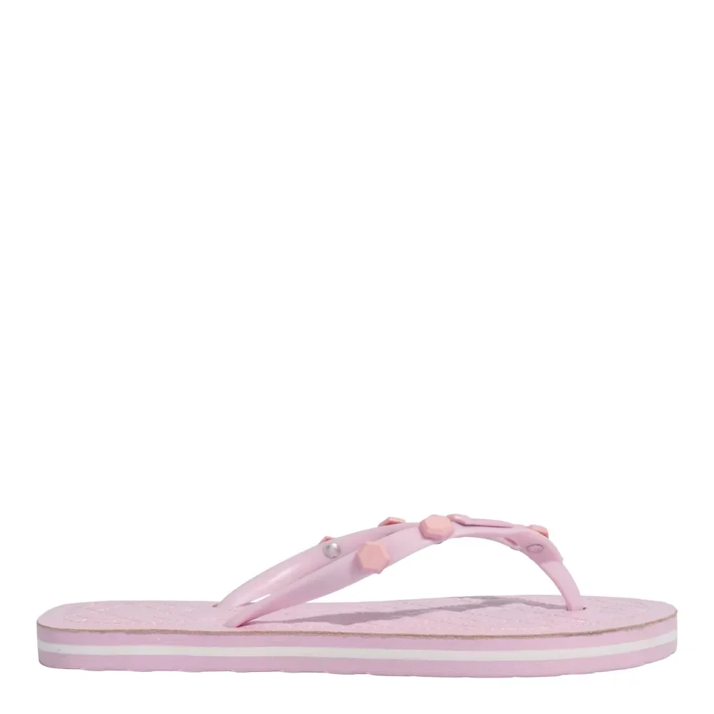 Chinelo Flip Flop Verniz Tachas Rosa - vista 1 de 4