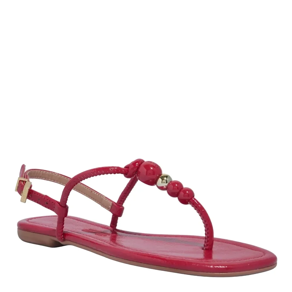 Rasteira Verniz Wetting Coral - vista 1 de 3