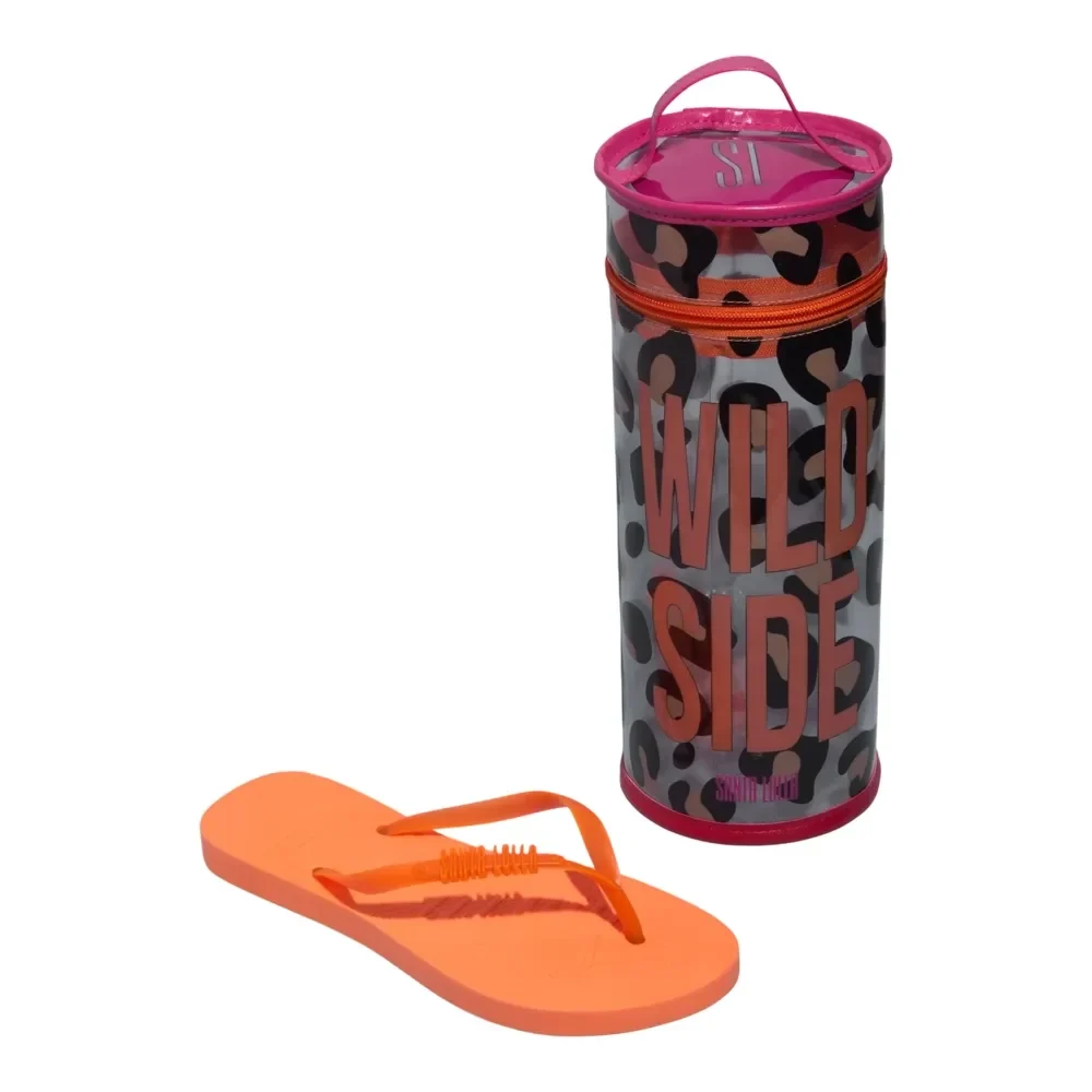 Kit Chinelo Borracha Laraja Neon E Necessarie - vista 1 de 6