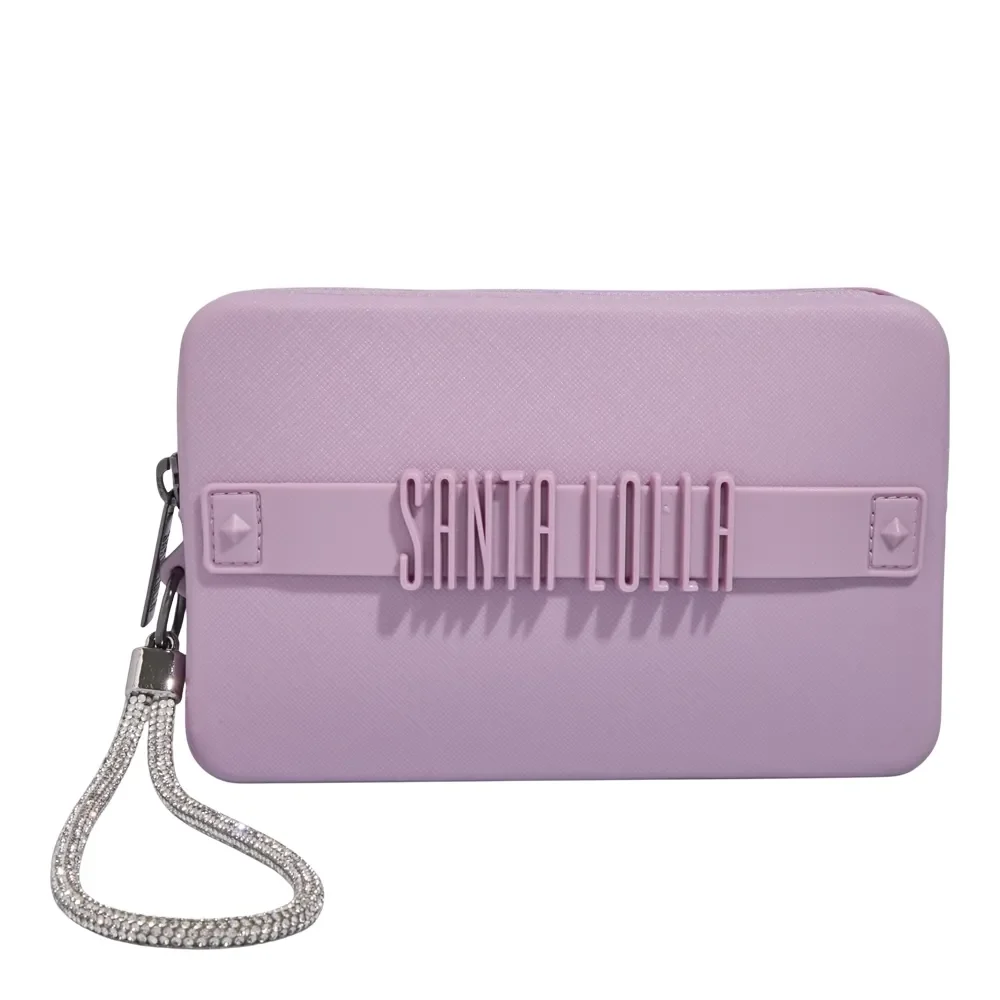 Clutch Borracha Lilas Lupine - vista 1 de 3