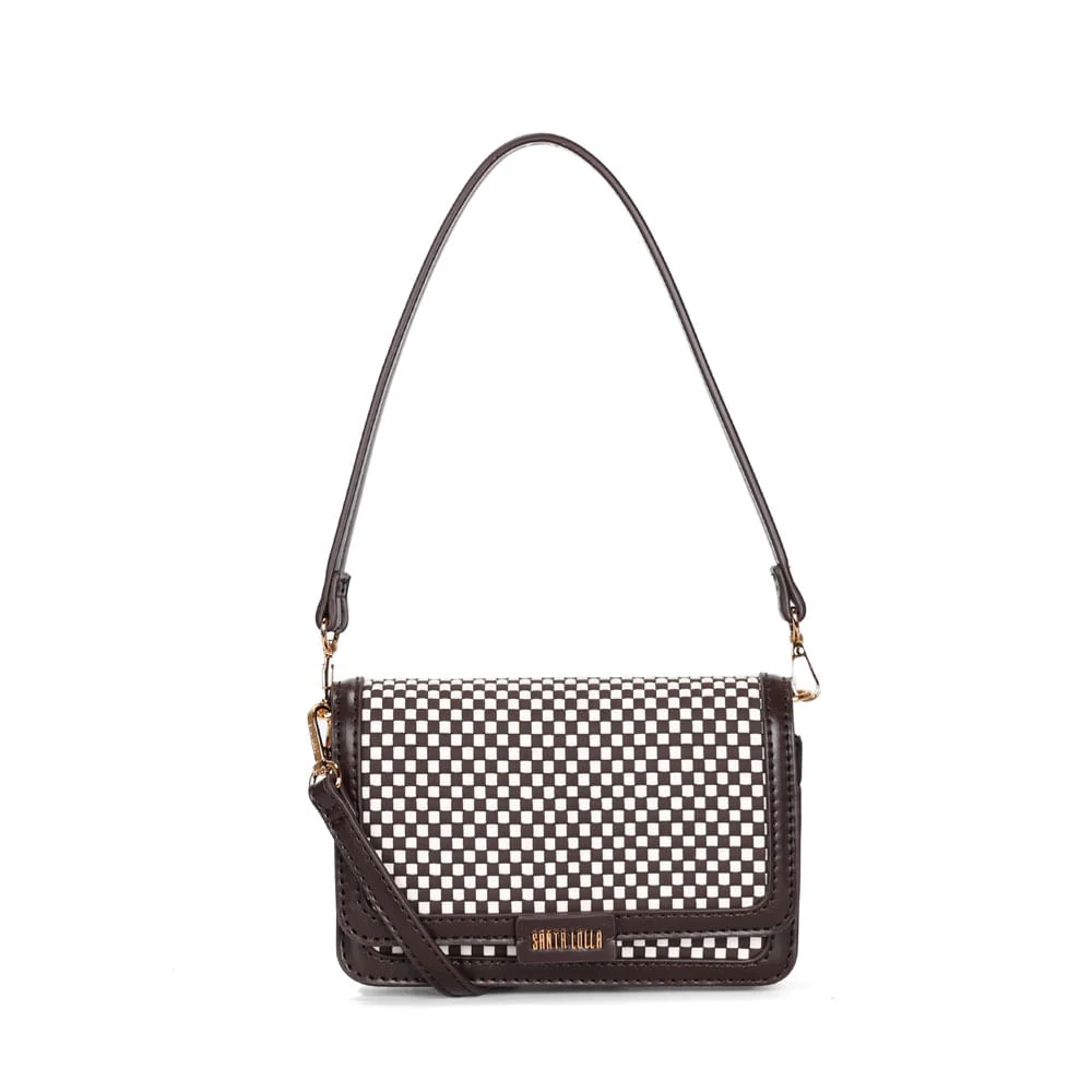 Bolsa P Material Tresse Marrom - vista 5 de 5