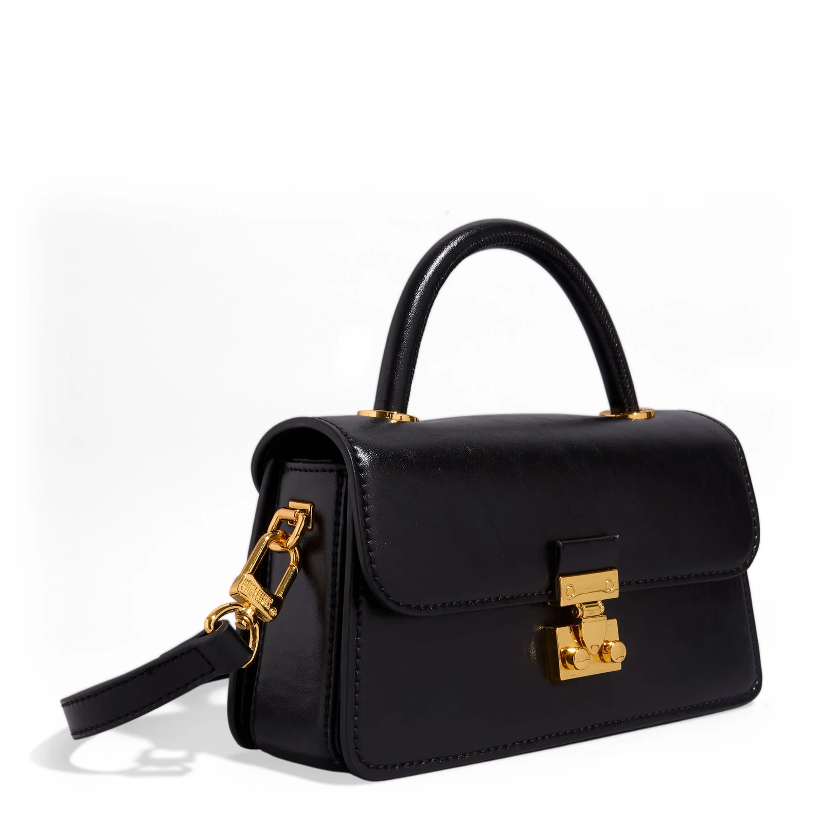 Bolsa P Material Rustico Preto - vista 2 de 3