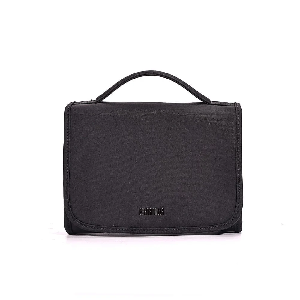 Necessaire Nylon Alça De Mão Preta - vista 1 de 7