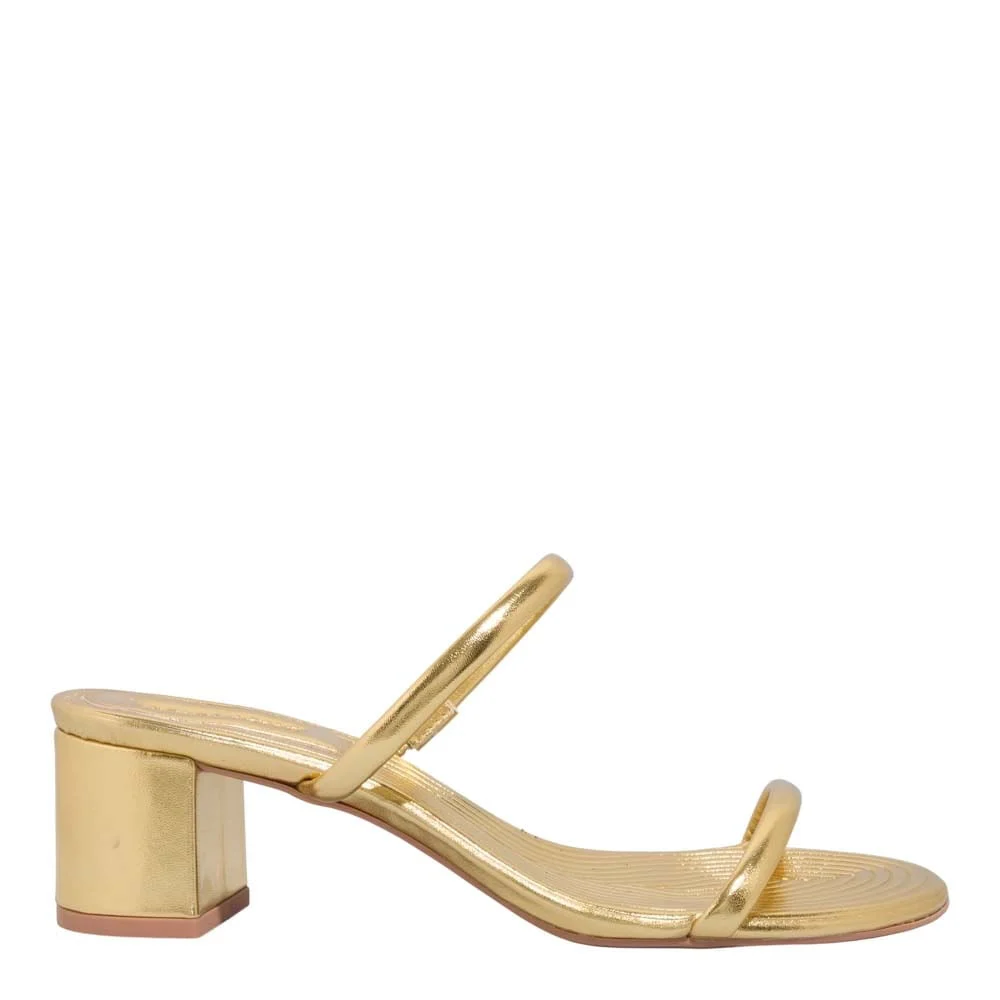 Mule Napa Metalizado Dourado Salto Grosso - vista 1 de 3