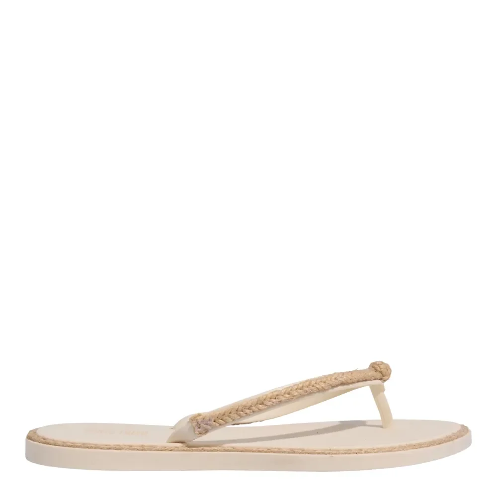 Chinelo Flip Flop Borracha Off White - vista 1 de 4