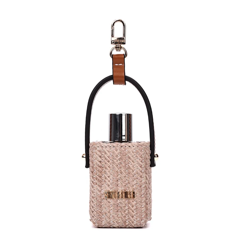 Chaveiro Frasco Perfume Palha Bege - vista 1 de 7