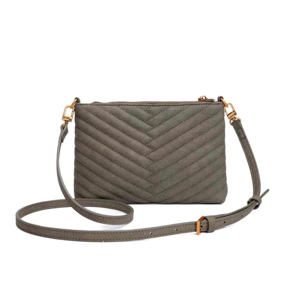 Bolsa Clutch Soft Verde Alça Transversal - vista 5 de 7