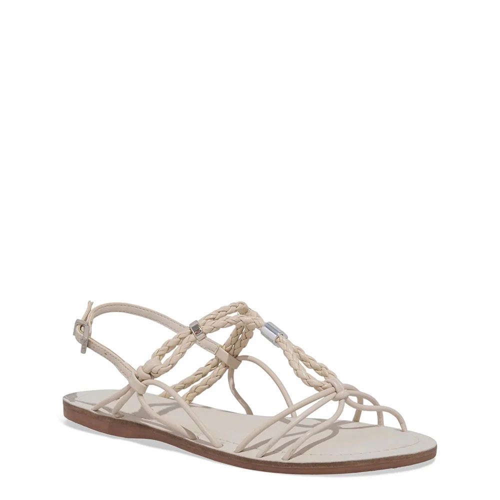 Rasteira Napa Santorine Bege - vista 2 de 4
