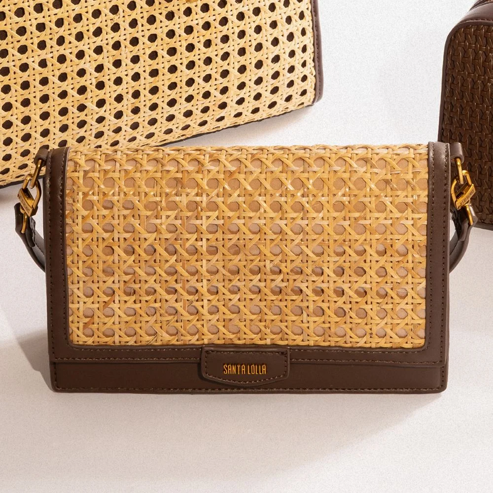 Bolsa Clutch Soft Marrom Dark Alça De Ombro - vista 1 de 6