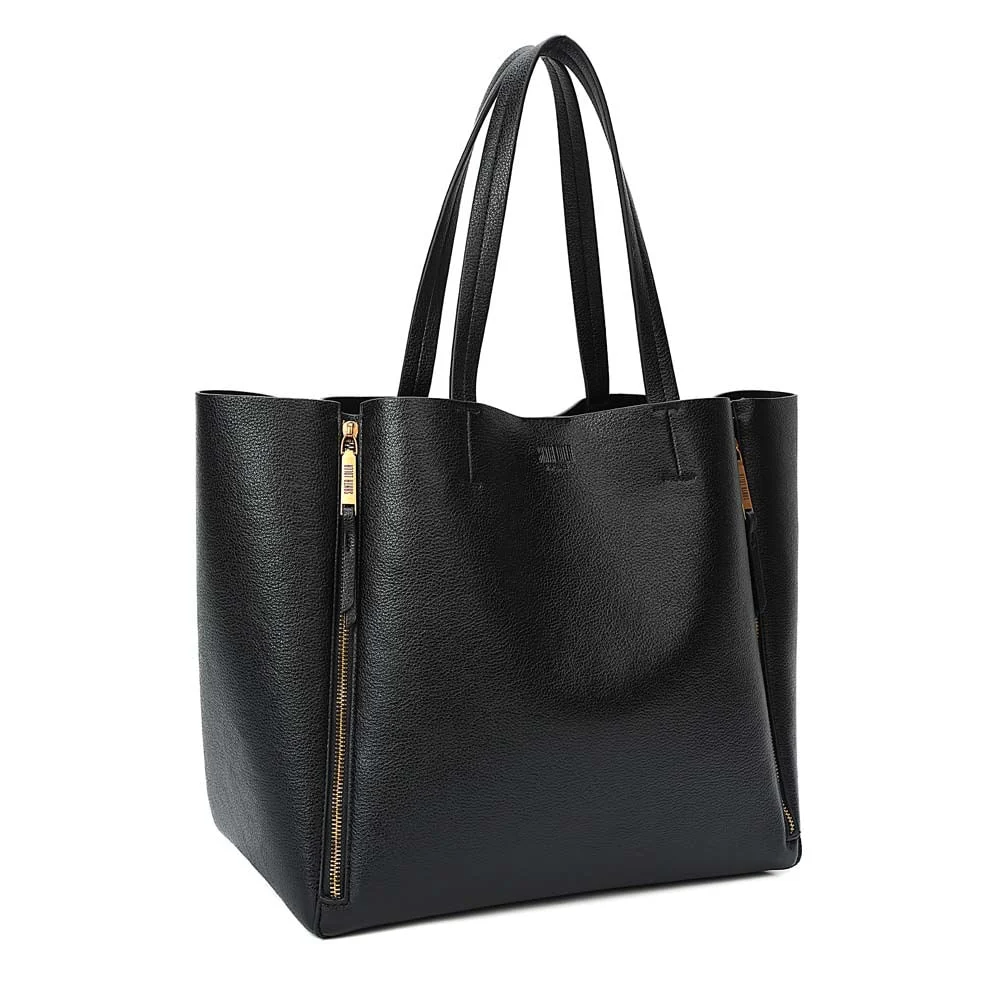 Bolsa Grande Floater Preta Alça De Ombro - vista 2 de 7