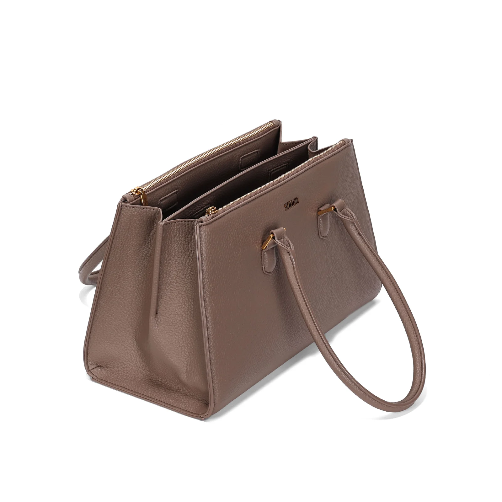 Bolsa Grande Floater Cinza Fog Alça De Ombro - vista 3 de 3