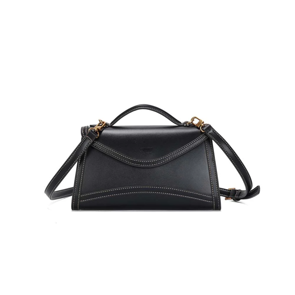 Bolsa Pequena Soft Preta Alça Transversal - vista 1 de 3
