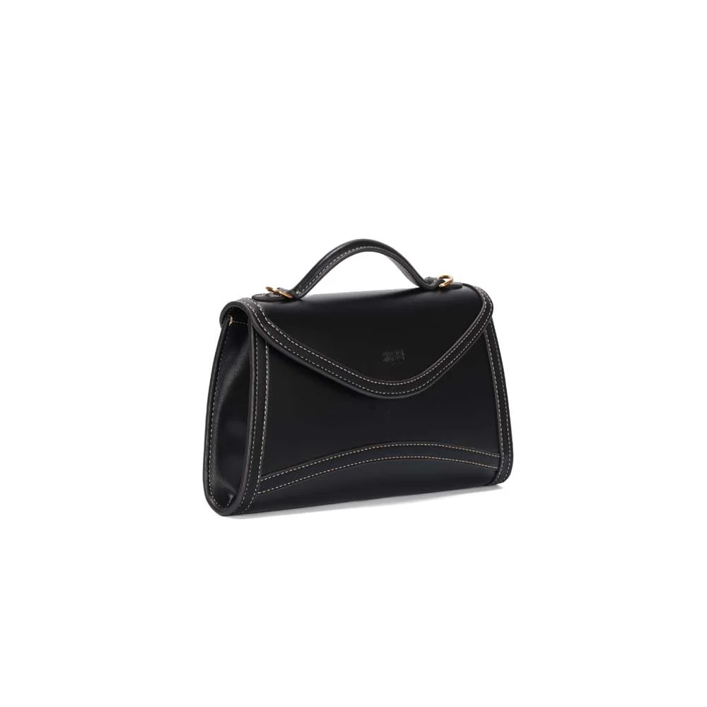 Bolsa Pequena Soft Preta Alça Transversal - vista 2 de 3