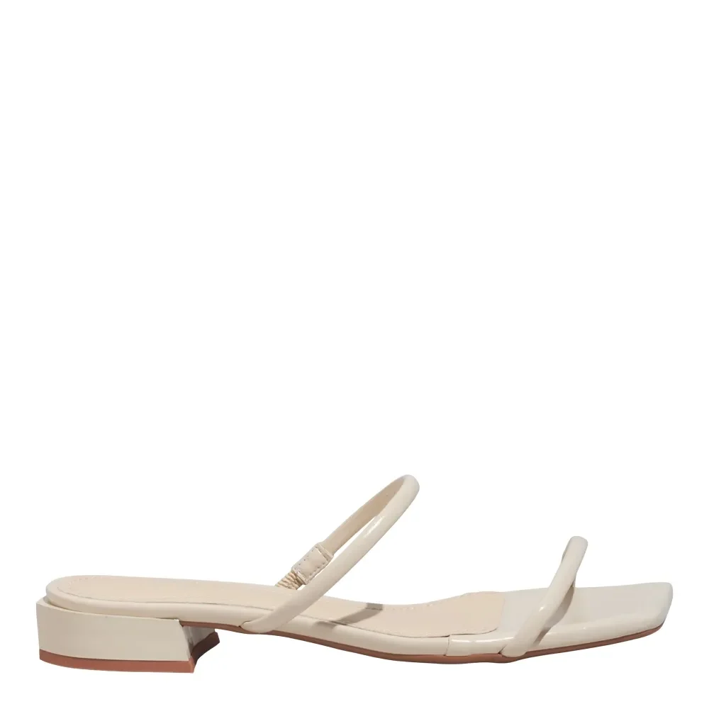 Mule Napa Madri Off White Bico Quadrado - vista 1 de 4