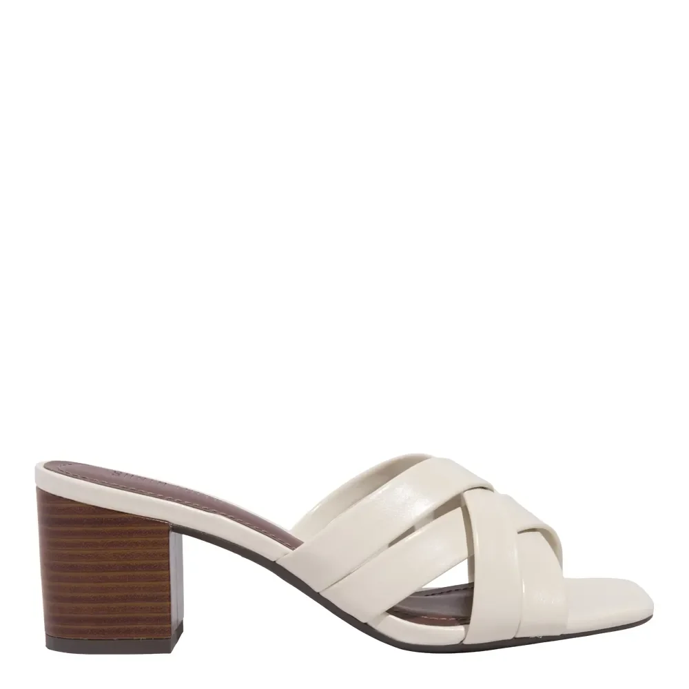 Mule Napa Off White Salto Bloco Baixo - vista 1 de 3