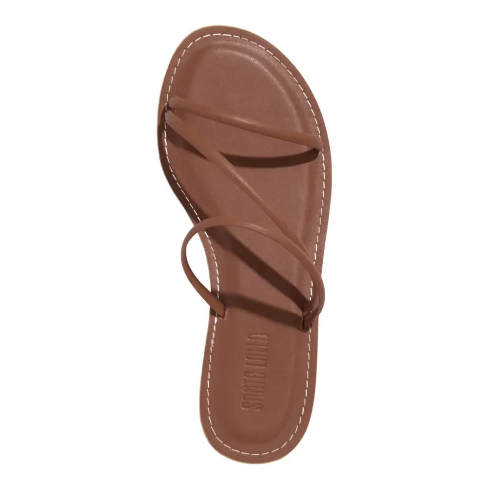 Rasteira Napa Soft Caramelo - vista 4 de 4