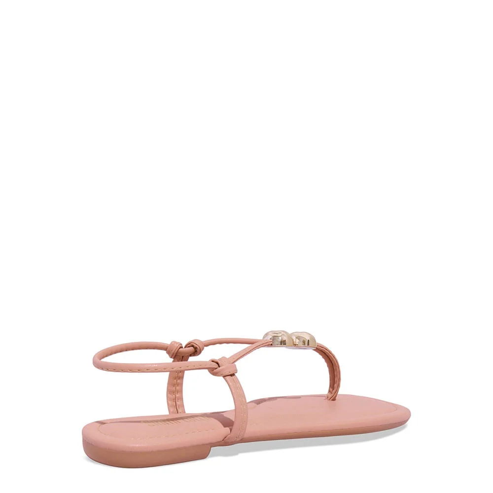 Rasteira Napa Santorine Rosa - vista 3 de 4