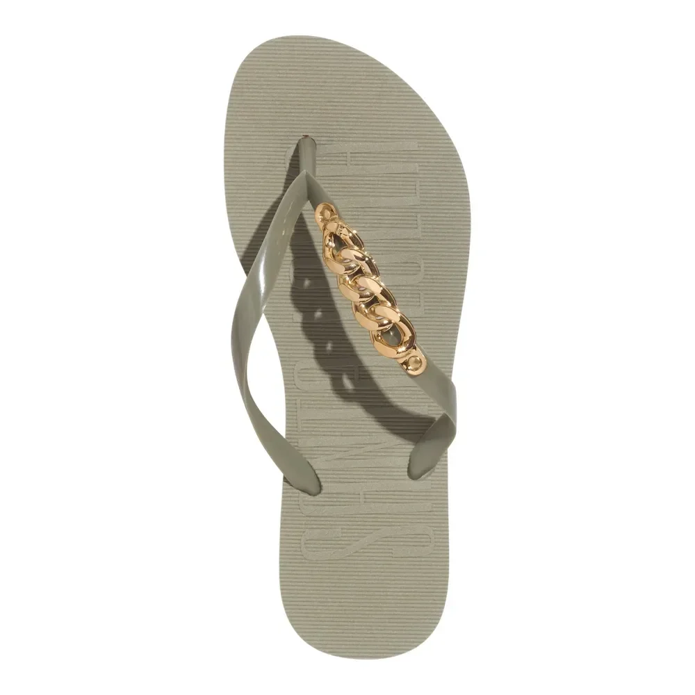 Chinelo Flip Flop Borracha Verde Pistache - vista 4 de 4