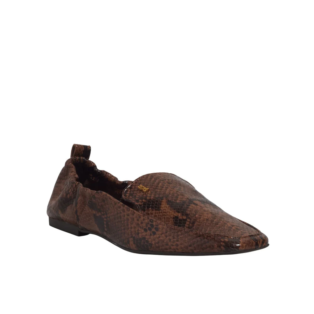 Mocassim New Snake Marrom Castanho - vista 2 de 5