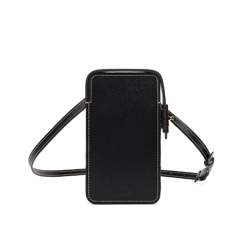 Bolsa Porta Celular Soft Preta Alça Transversal - vista 1 de 8