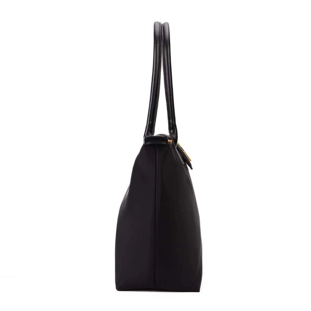 Bolsa Shopper Grande Nylon Preto Noir - vista 5 de 8