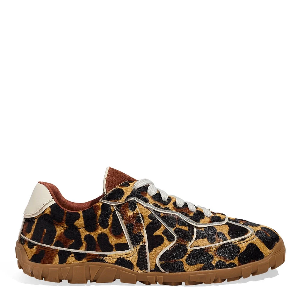 Tênis Couro Pelo Animal Print Onça - vista 1 de 5