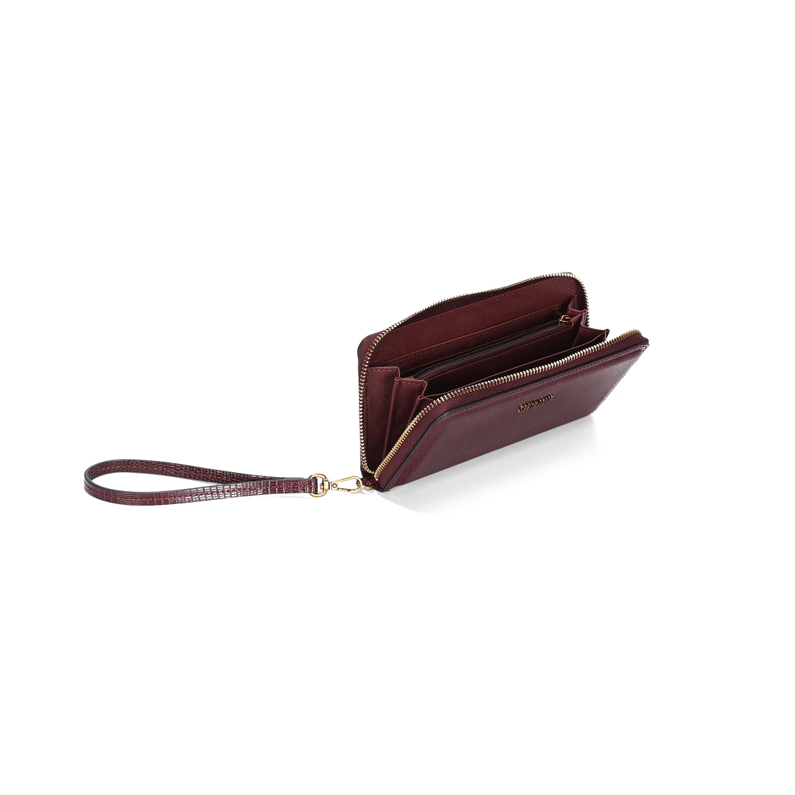 Carteira Material Lizard Roxo Berry - vista 3 de 3
