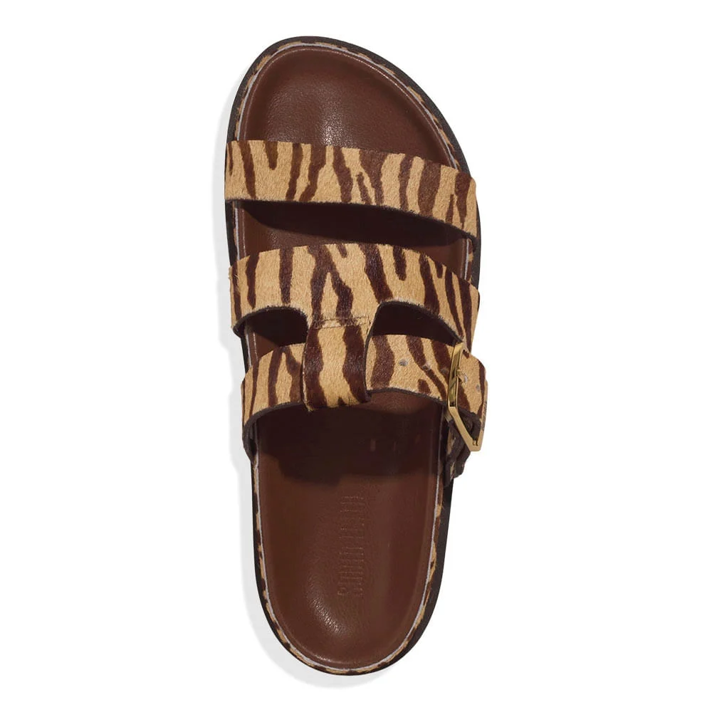 Papete Couro Pelo Animal Print Zebra - vista 4 de 5