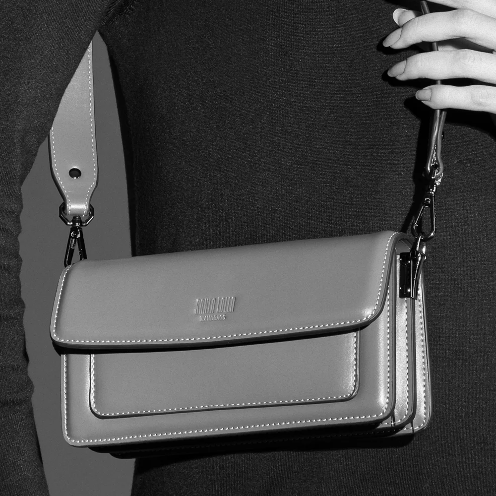 Bolsa Pequena Soft Preto Alça Ombro - vista 8 de 8