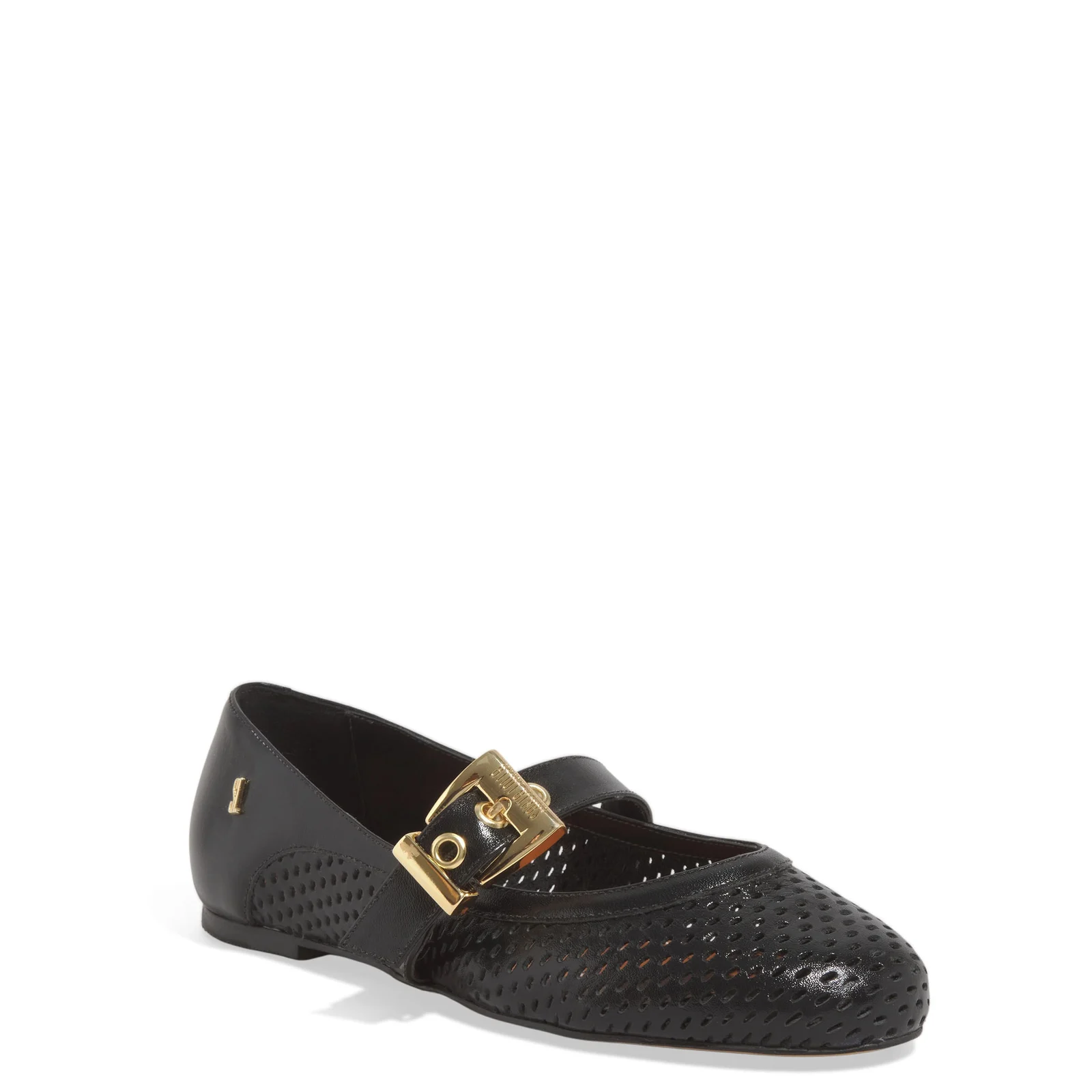 Sapatilha Couro Confort Fivela Preta - vista 2 de 5
