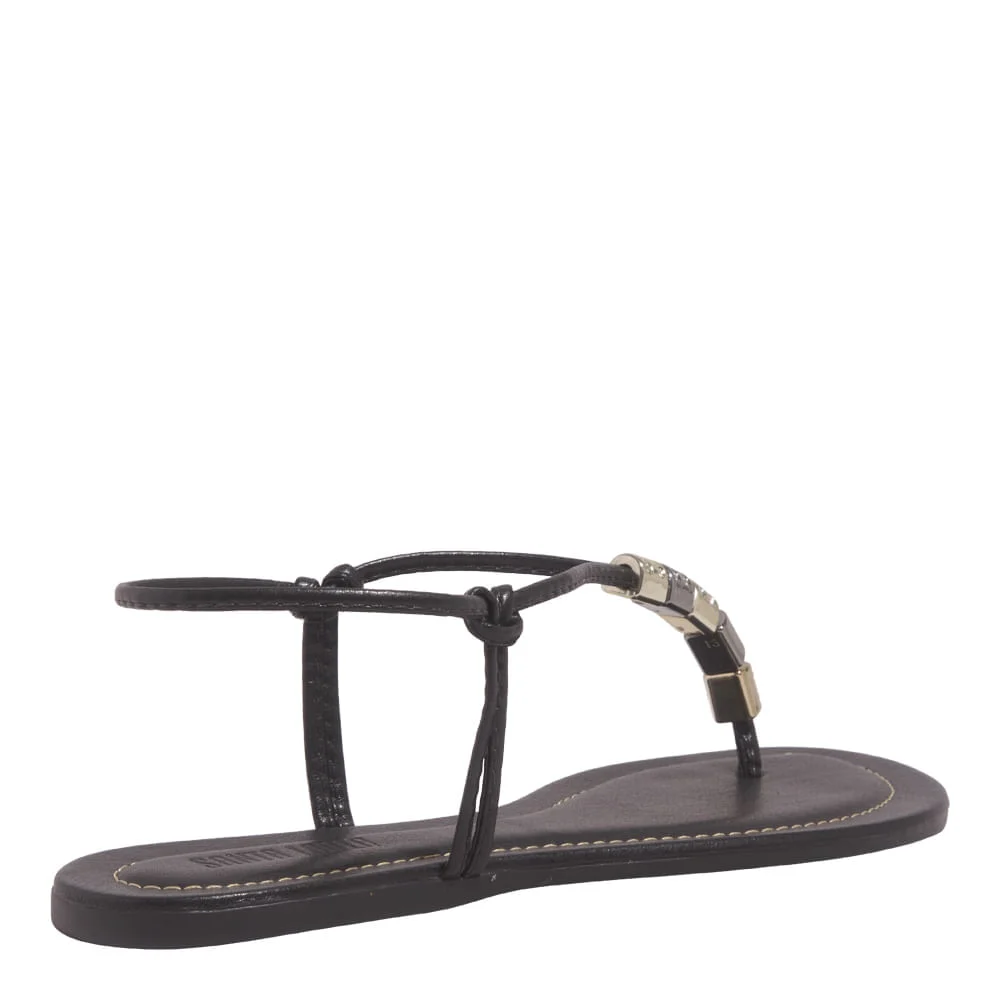 Rasteira Napa Soft Preto - vista 3 de 6