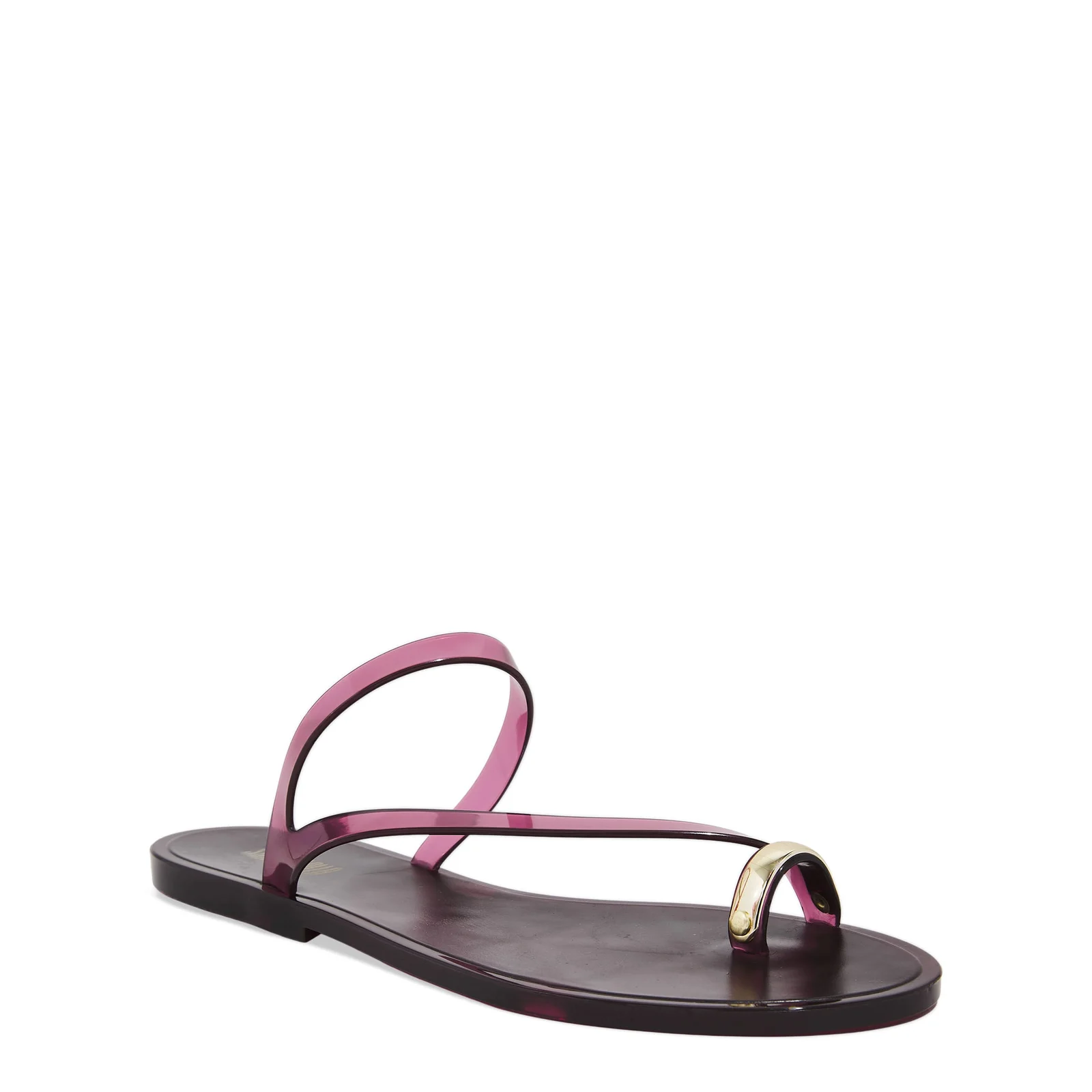 Rasteira Borracha Roxo Bordo Fume - vista 2 de 6