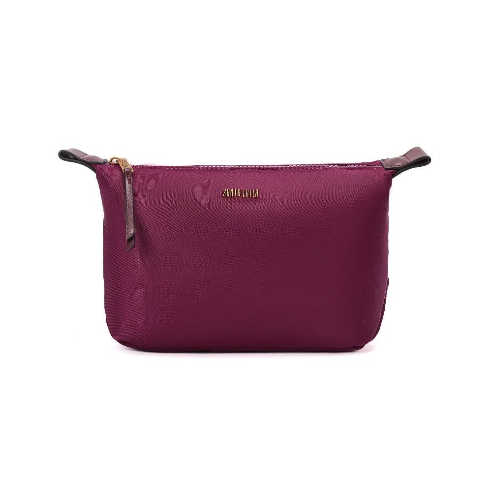 Necessaire Pequena Nylon Roxo Berry - vista 1 de 7