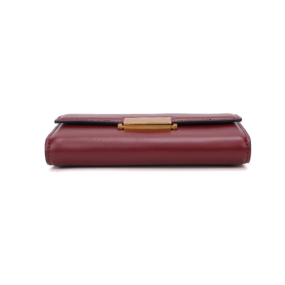 Bolsa Carteira Pequena Soft Roxo Berry Alça Transversal - vista 6 de 7