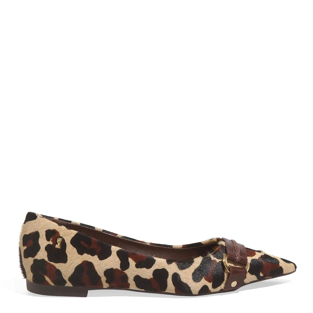 Sapatilha Couro Pelo Onça Animal Print - vista 1 de 6