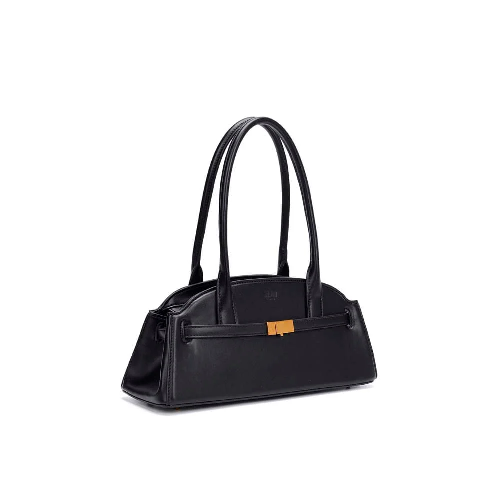 Bolsa Soft Preta Alça De Ombro - vista 2 de 5