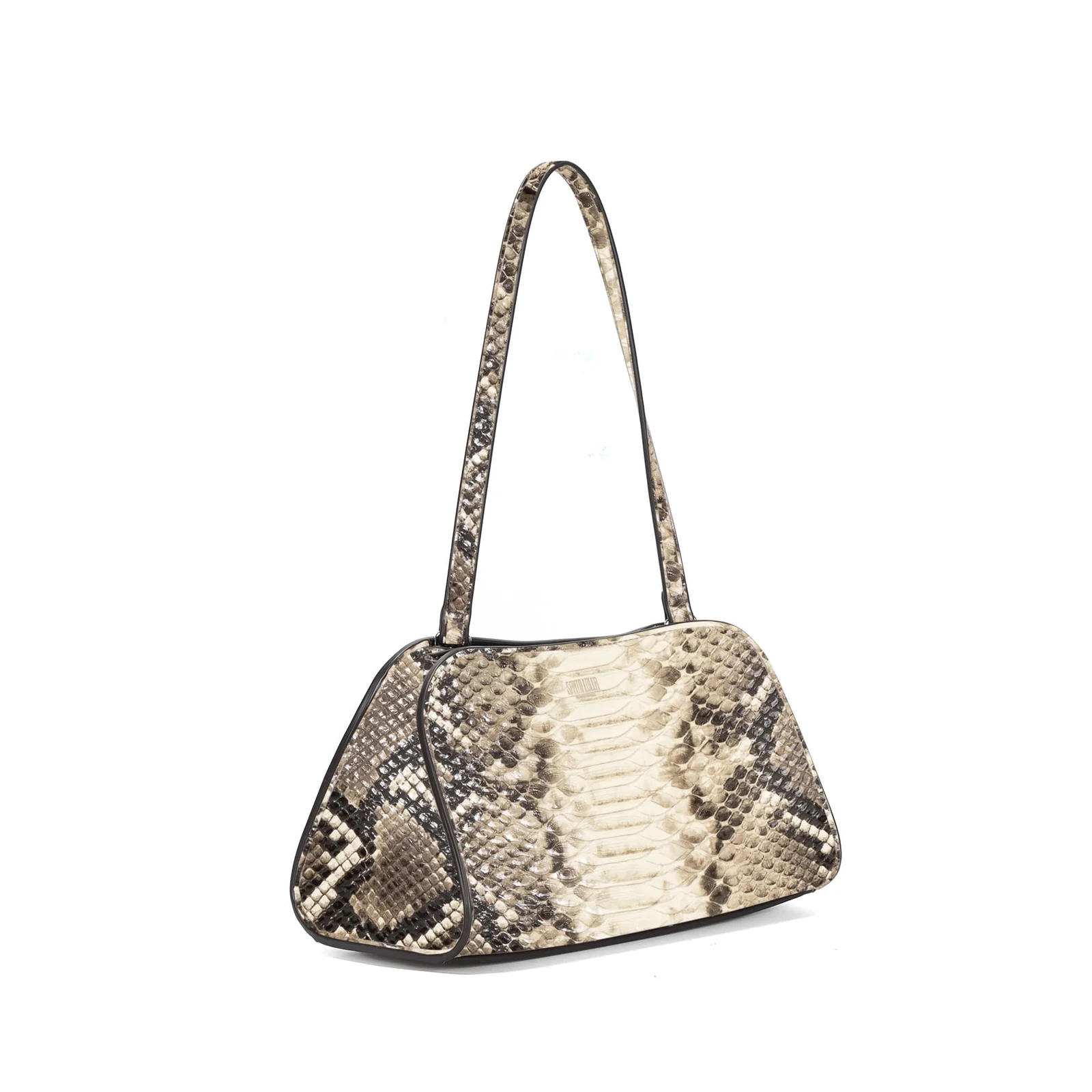 Bolsa Média Estampa Animal Print Cobra Alça De Ombro - vista 2 de 3