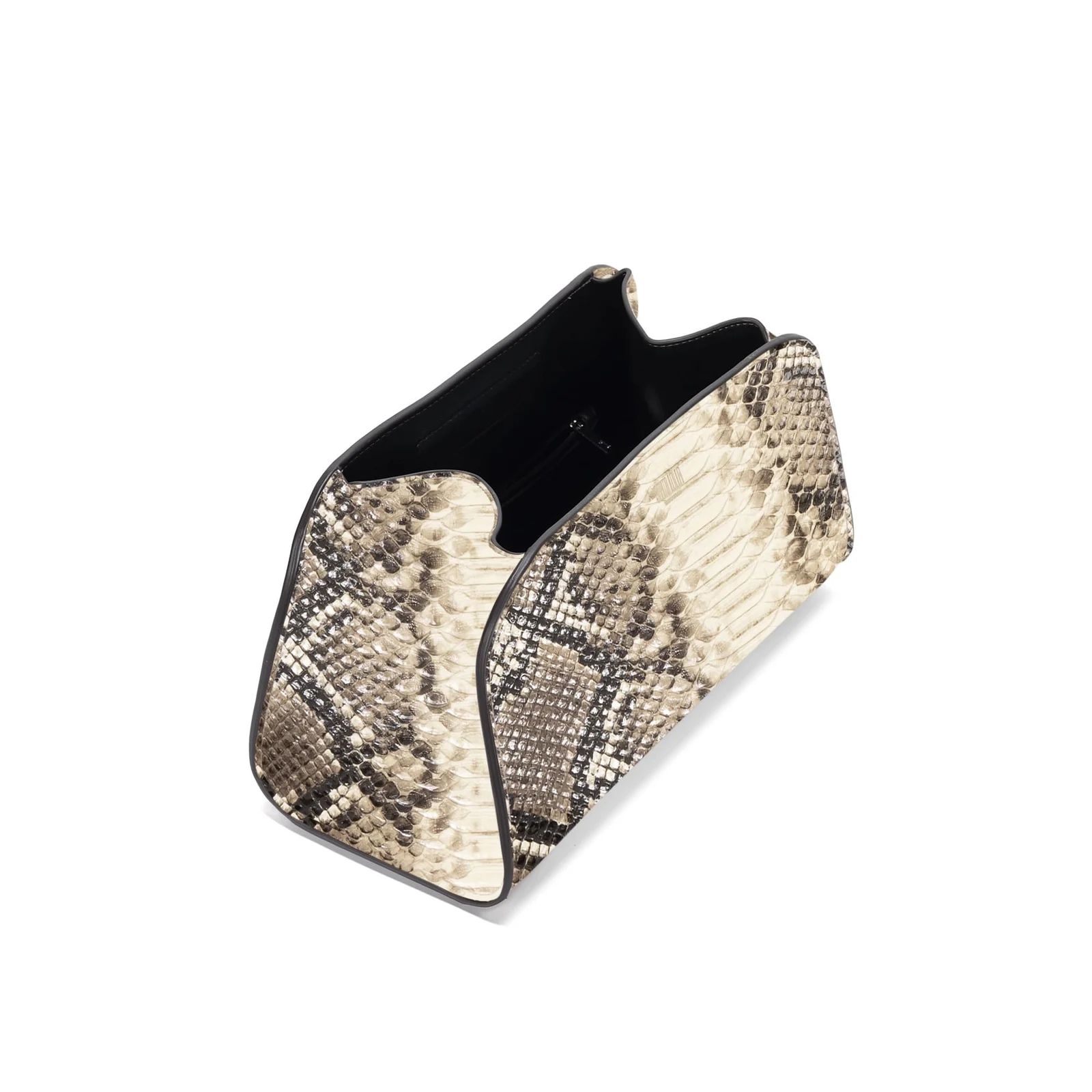 Bolsa Média Estampa Animal Print Cobra Alça De Ombro - vista 3 de 3