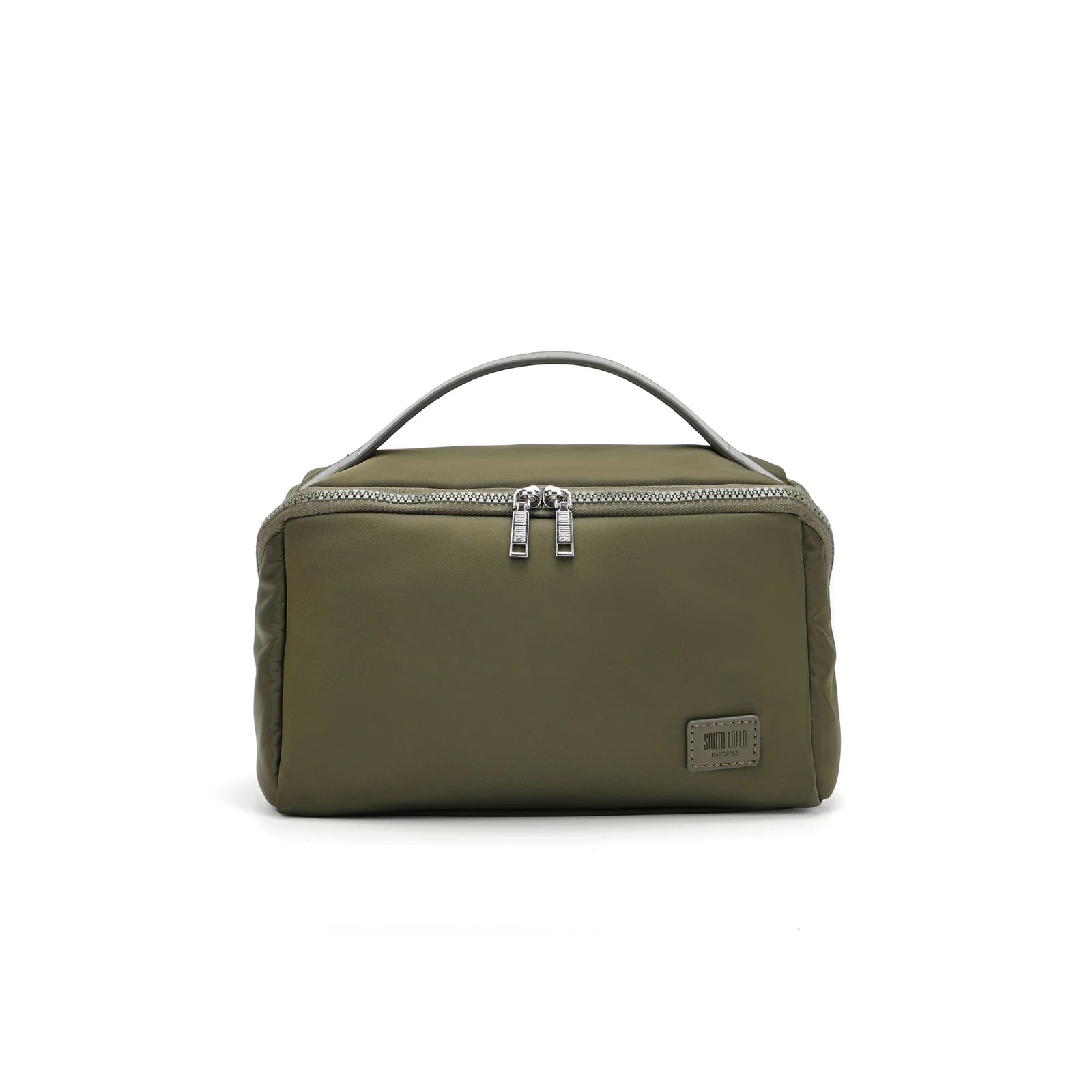 Necessaire Nylon Verde Army Alça De Mão - vista 1 de 5
