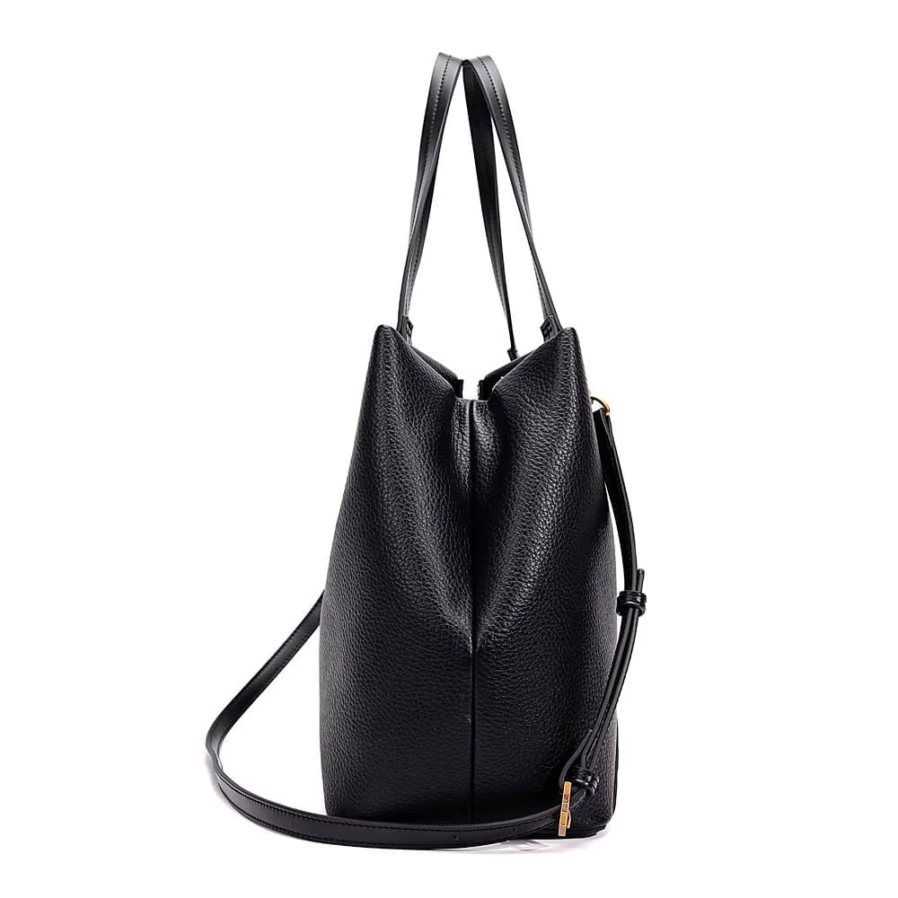 Bolsa Grande Floater Preta Alça De Ombro - vista 4 de 6