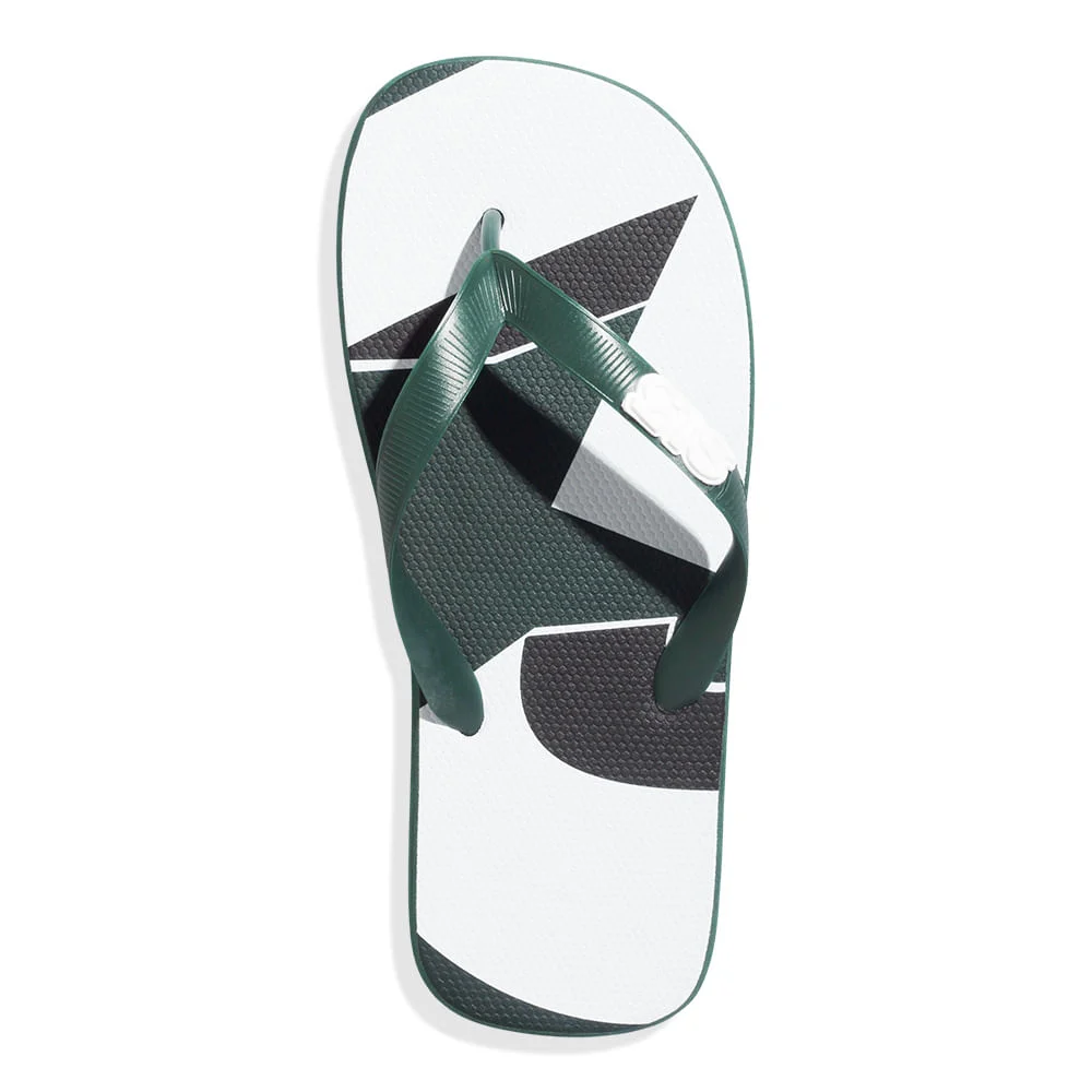 Chinelo Flip Flop Masculino Borracha Verde - vista 4 de 4
