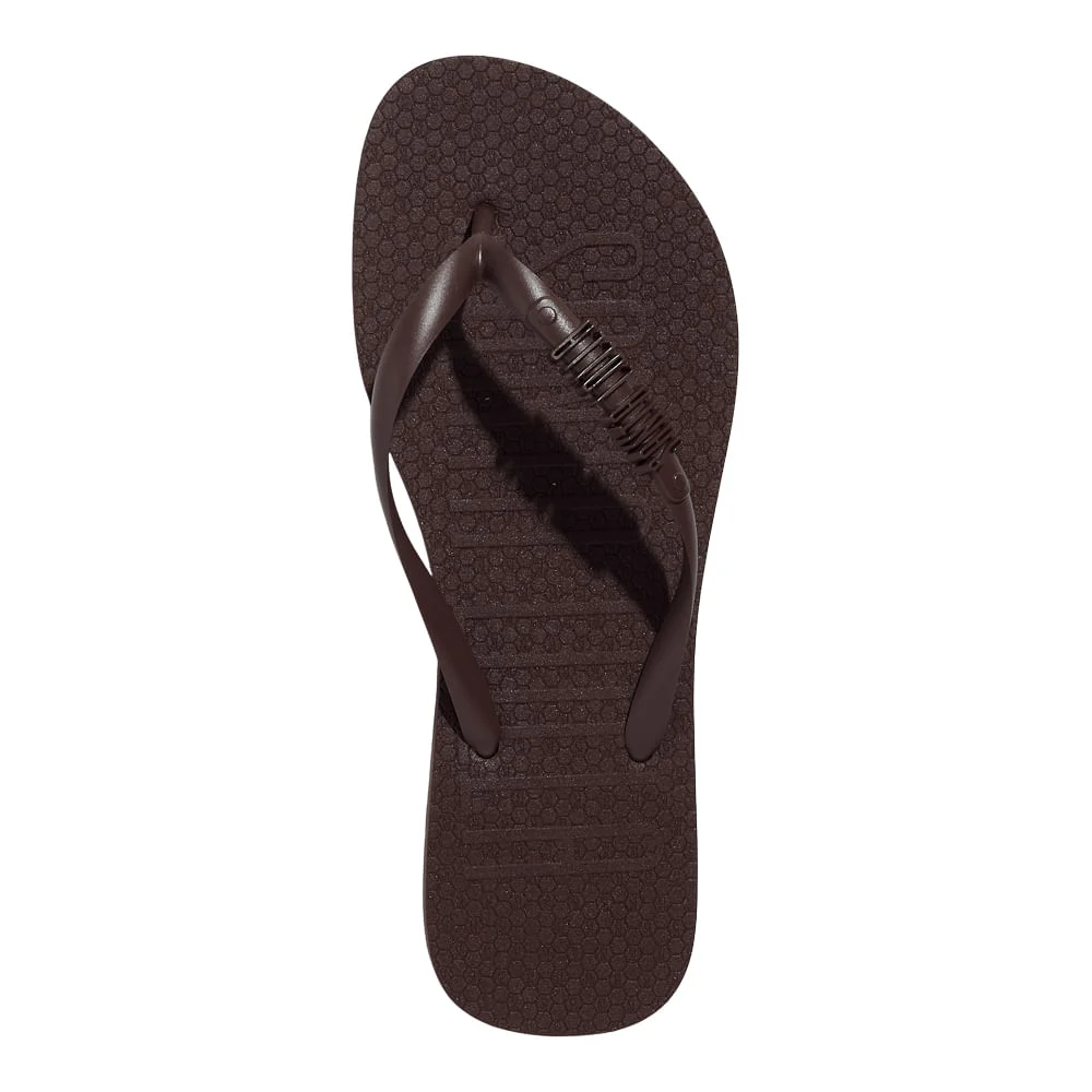 Kit Chinelo Flip Flop Borracha E Necessaire Marrom Cocoa - vista 5 de 7