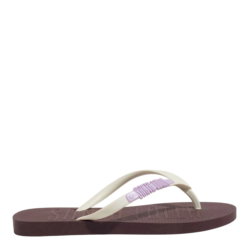 Chinelo Flip Flop Borracha Marrom Cocoa - vista 1 de 6